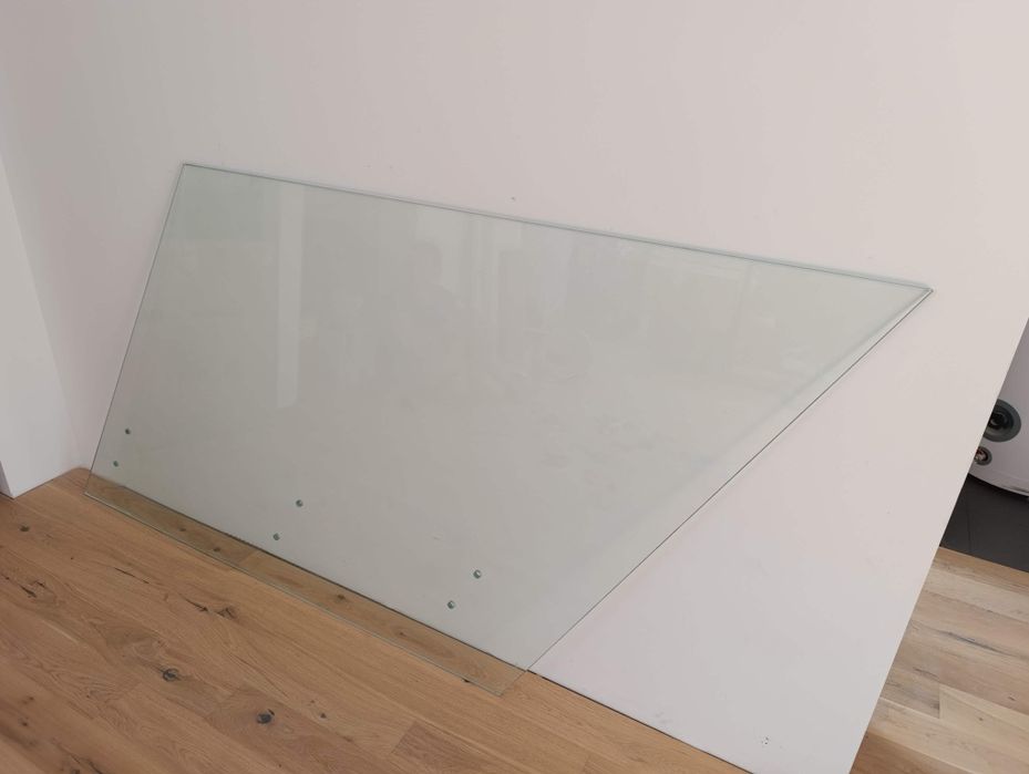 Balustrada schodowa szklana