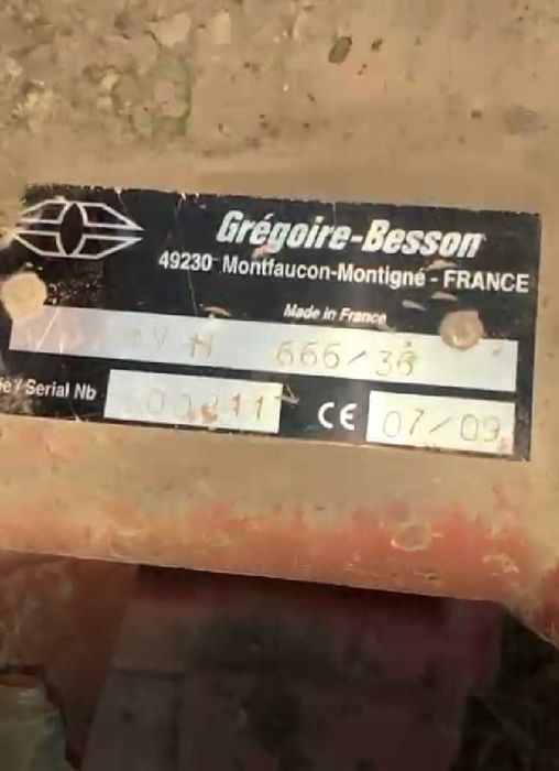 Борона Gregoire-Besson Cover Crop