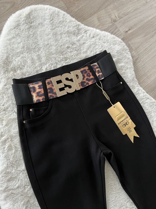 Spodnie modelujace z paskiem Esparanto