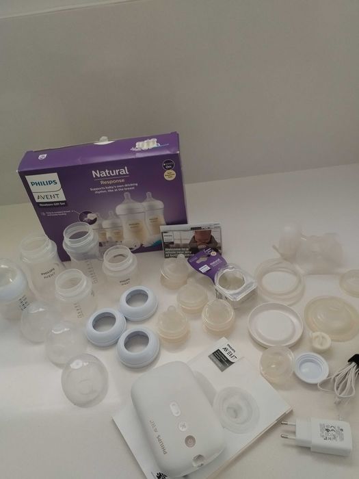 Bomba tira Leite + Biberões anticólicas Natural Response