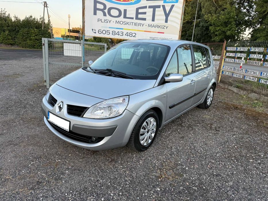 Renault Scenic 1.6 b opłaty 05.27 serwis klimatyzacja Zamiana