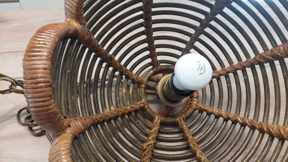 Lampa ratanowa sufitowa PRL