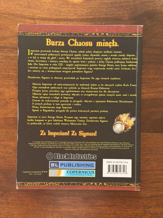 Dziedzictwo Sigmara – Warhammer Fantasy RPG 2. edycja