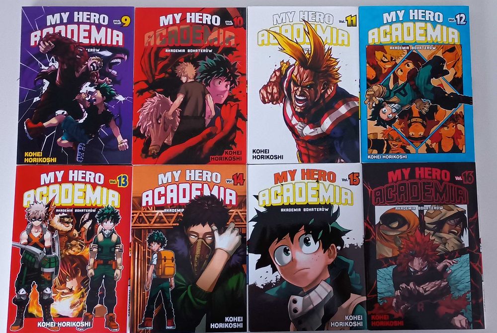 My hero academia, tomy 1-22 (bez 23 tomu) 24-28