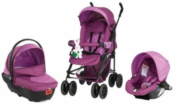 Коляска 3в1 chicco trio