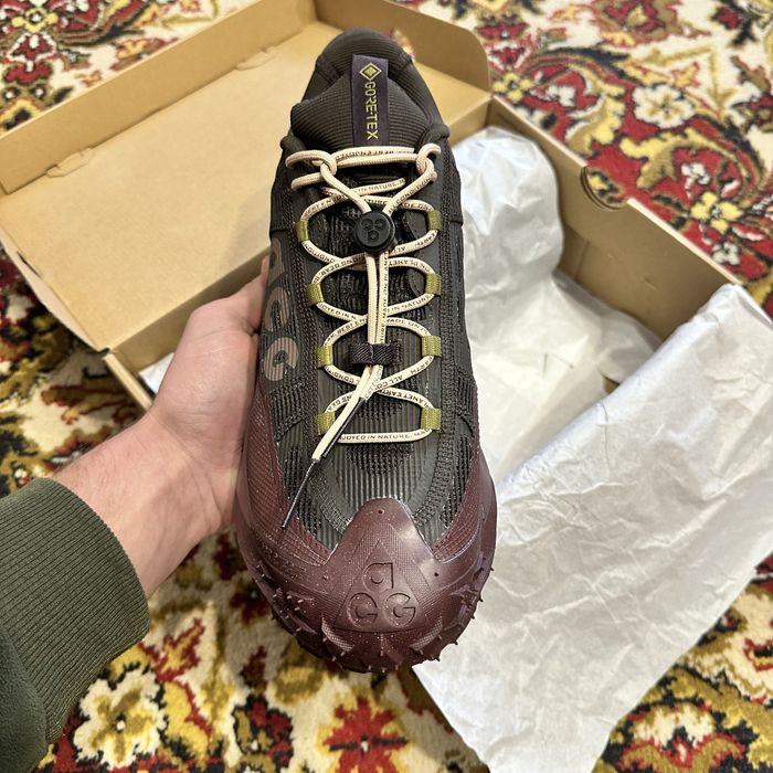 Кросівки ОРИГІНАЛ Nike ACG Gore-Tex (Бордовий)