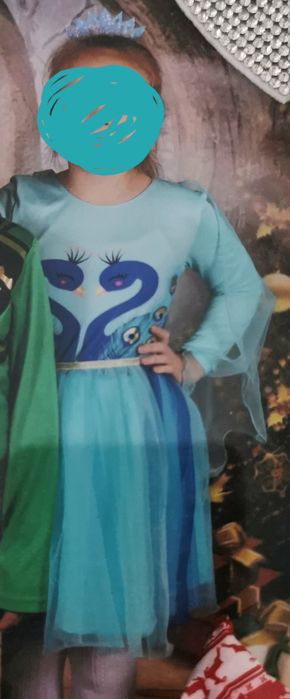 Strój na bal karnawałowy księżniczka łabędzie  122/128 H&M