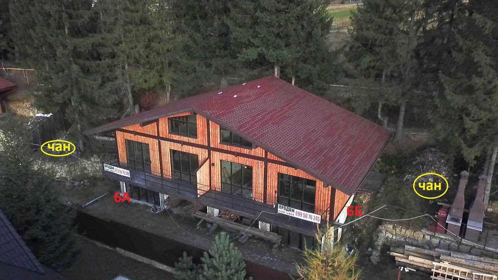 будинок в Карпатах "під ключ" Газ Камін Чан Мангал Меблі +Упр компанія