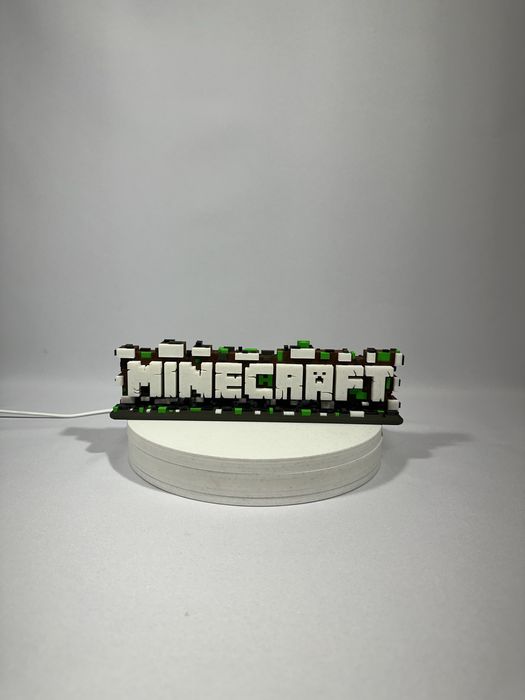 Стела MINECRAFT розмір 260ммХ50ммХ70мм