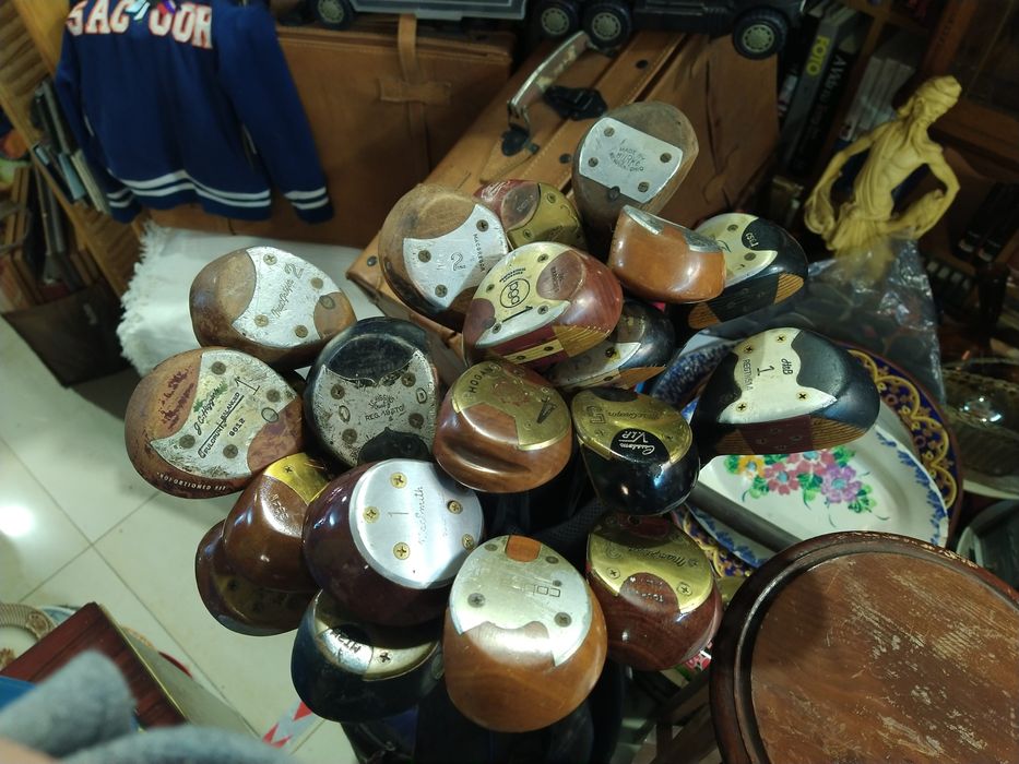 Tacos de golf antigos