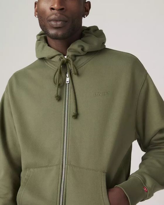 Худі Levis Authentic Full Zip Sweatshirt A92650003 (M-L)Оригінал/худі левіс