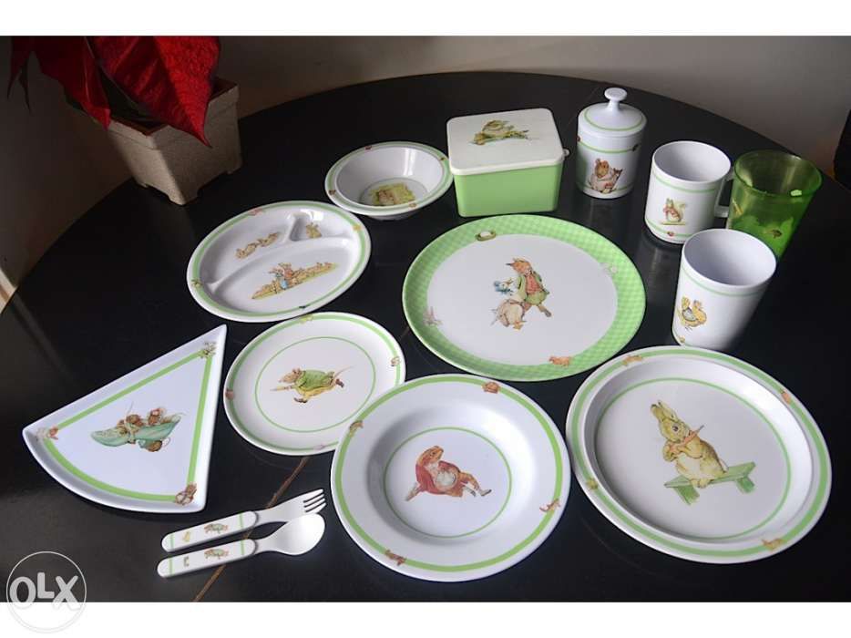 Louça para Pic-nic criança da Beatrix Potter