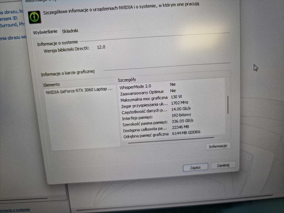 HP OMEN 17-ck0720nw/ i5-11400H/ 32GB/ 512GB/ RTX 3060 6GB/ 17.3" FHD