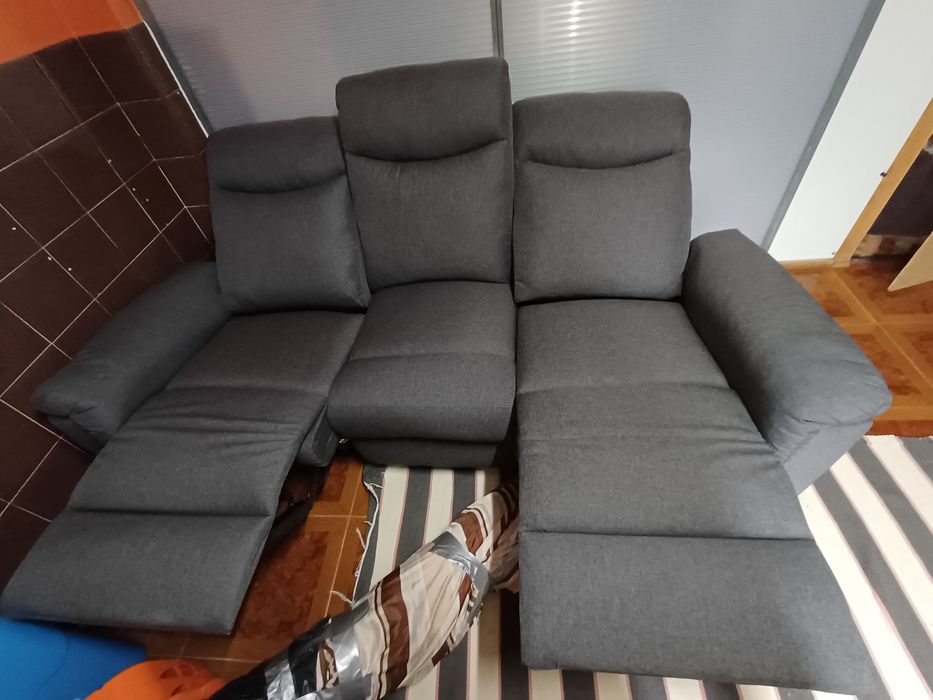 Sofá Relax 3 Lugares Super Confortável.