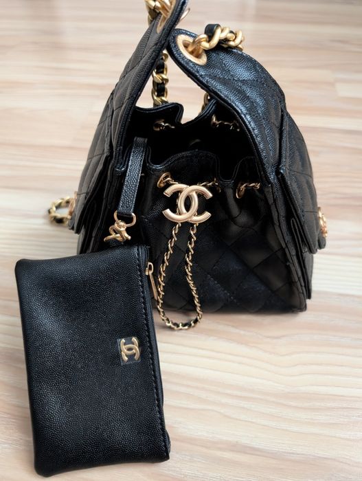 Сумочка Chanel натуральна шкіра довжина 20 см