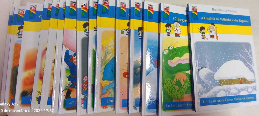 Colecção Biblioteca de Valores e Os Meus Primeiros Passos na Leitura.