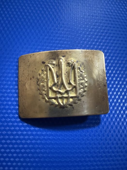 Пряжка бляха для солдатського ремня «Тризуб»