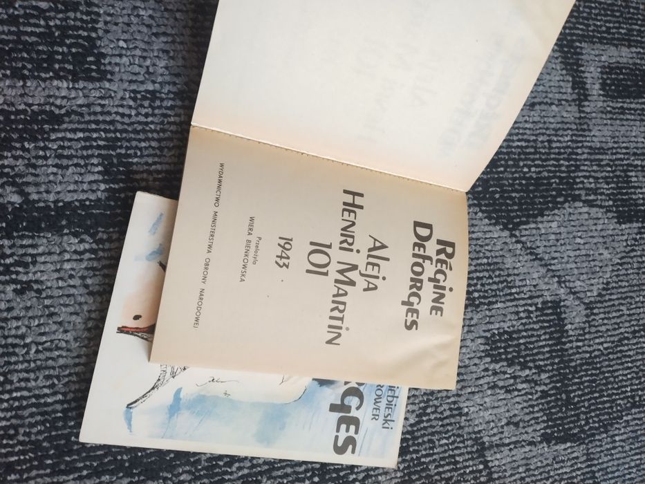 Regine Deforges Niebieski rower