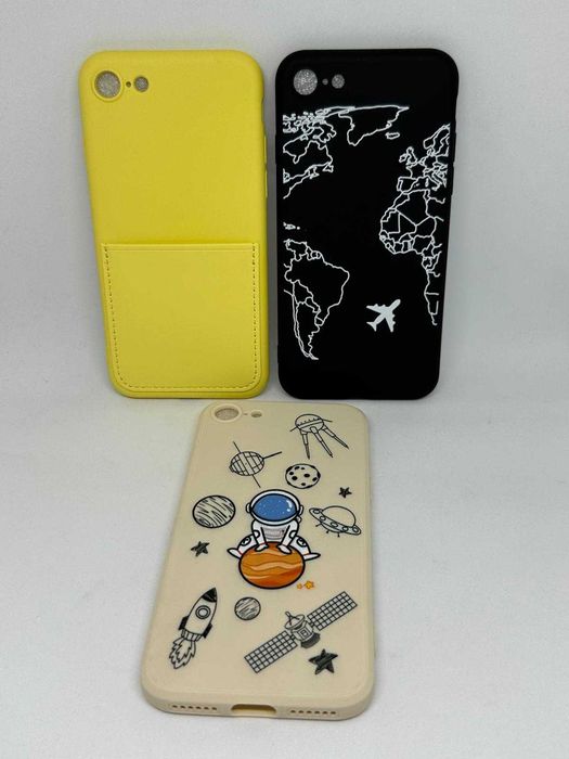 Iphone 7/8 Etui Case Silikonowy Obudowa Zestaw 3 sztuki kod 1081