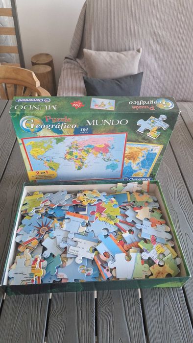 Puzzle Geográfico Mundo, Clementoni