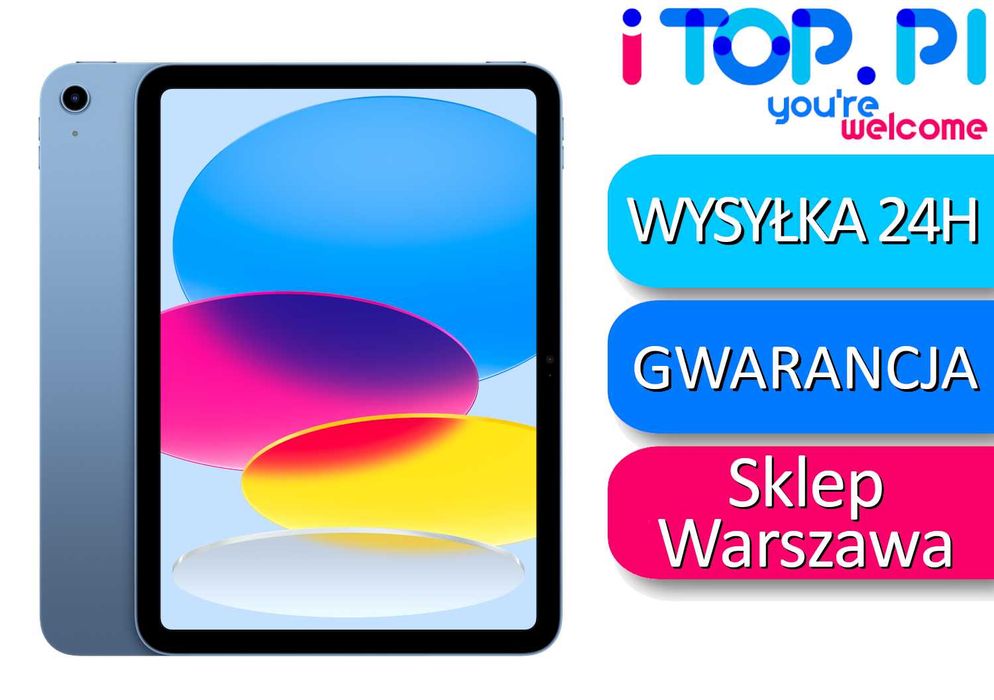 iPad 11 Gen 11" 128gb Wi-Fi Niebieski NOWY Sklep iTop Muranów Lokal 32