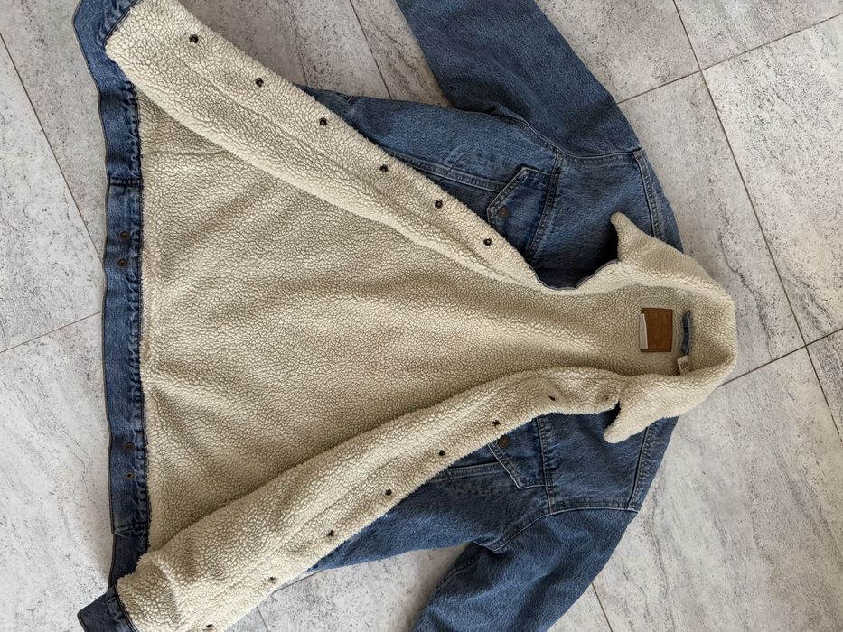 Жіноча подовжена джинсова куртка Levi’s з утепленням