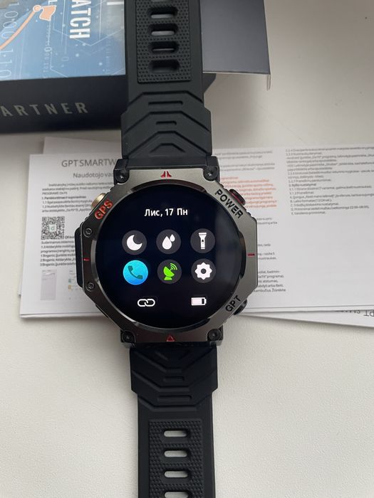 Смарт годинник t rex 3 ultra сапфіррве скло