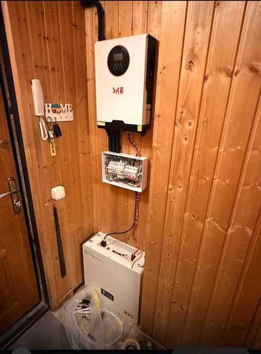 Гибридные Солнечные Инверторы SKE-6.2 10.2кВт и LiFePO4 батареи 5-10кВ