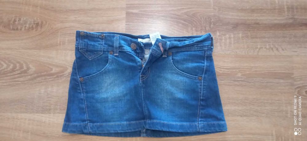 Spódniczka jeansowa Levi’s Levis rozmiar 7, używana, dobry stan