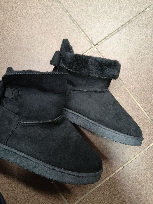 Buty  emusy śniegowce na futerku