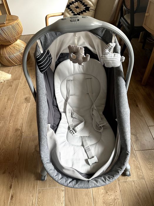 Chicco, Baby Hug Air 4in1, wielofunkcyjne łóżeczko-krzesełko, Titanium
