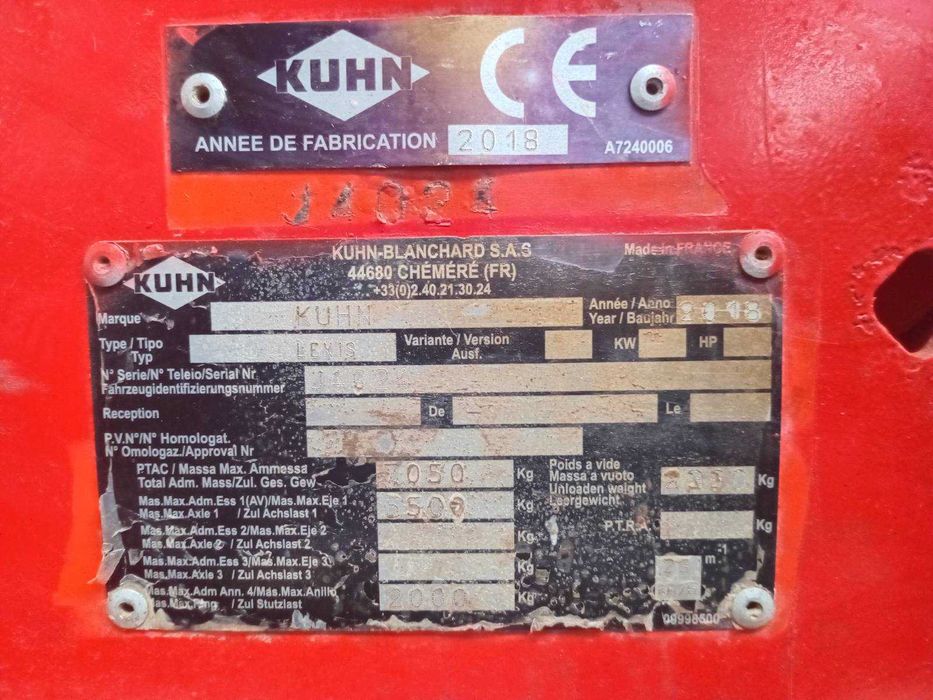 Продам обприскувач навісний KUHN LEXIS 3000