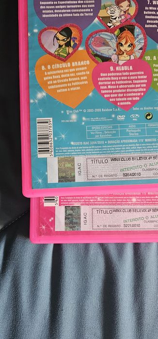 DVD winx filme 1 e 2