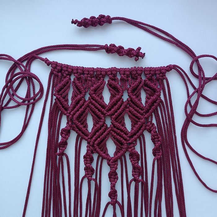 ПрипиндА/пояс у техніці макраме "Руна"