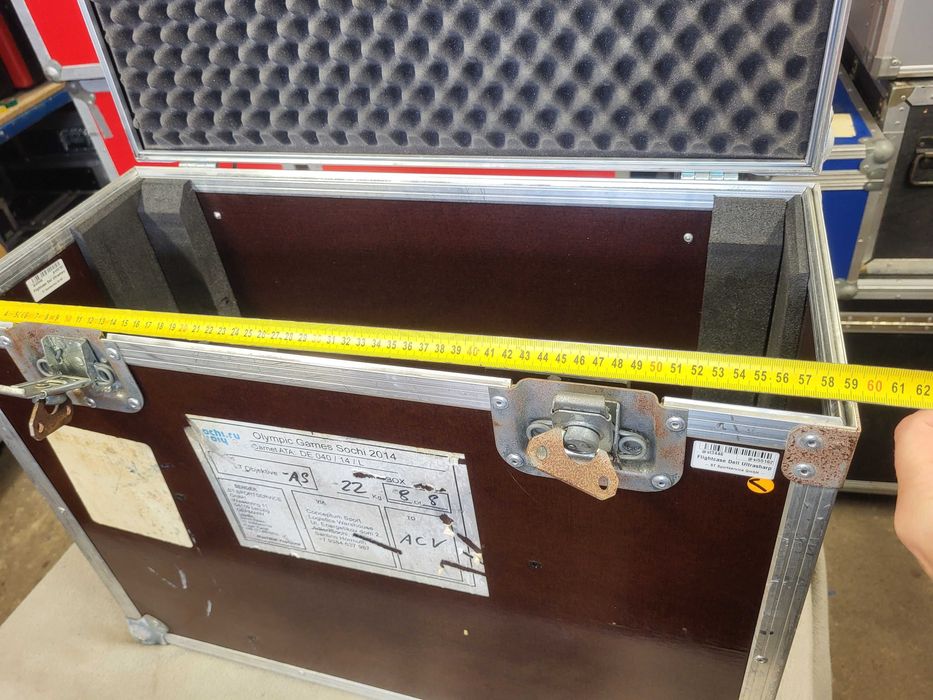 58x23x41 na monitor 24" cale flightcase  KUFEREK skrzynia FAKTURA 2