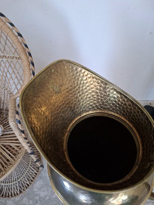 Parasolnik mosiężny dzban duży vintage