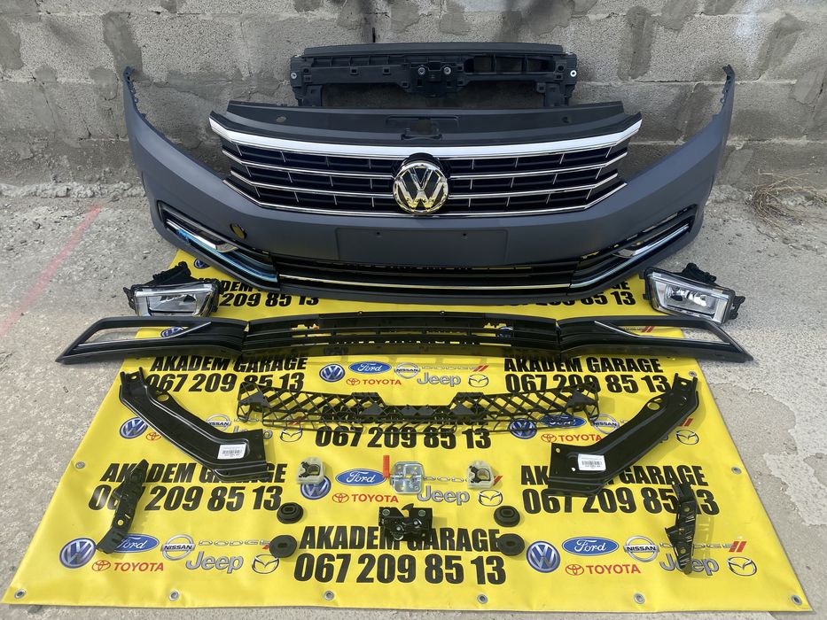 бампер передній passat B8 , USA , B7 передний