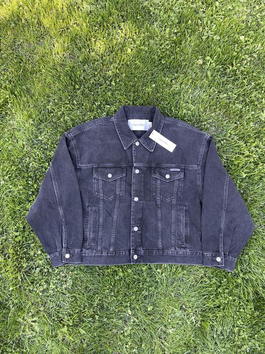 Calvin klein джинсовая куртка (ck denim jacket oversiz)c америки s,m,l