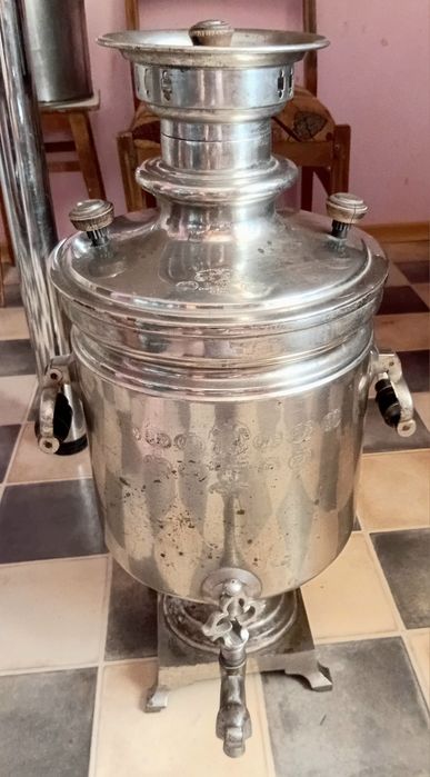 Старинный угольный самовар Бр.Шемариных 8л (Тула)