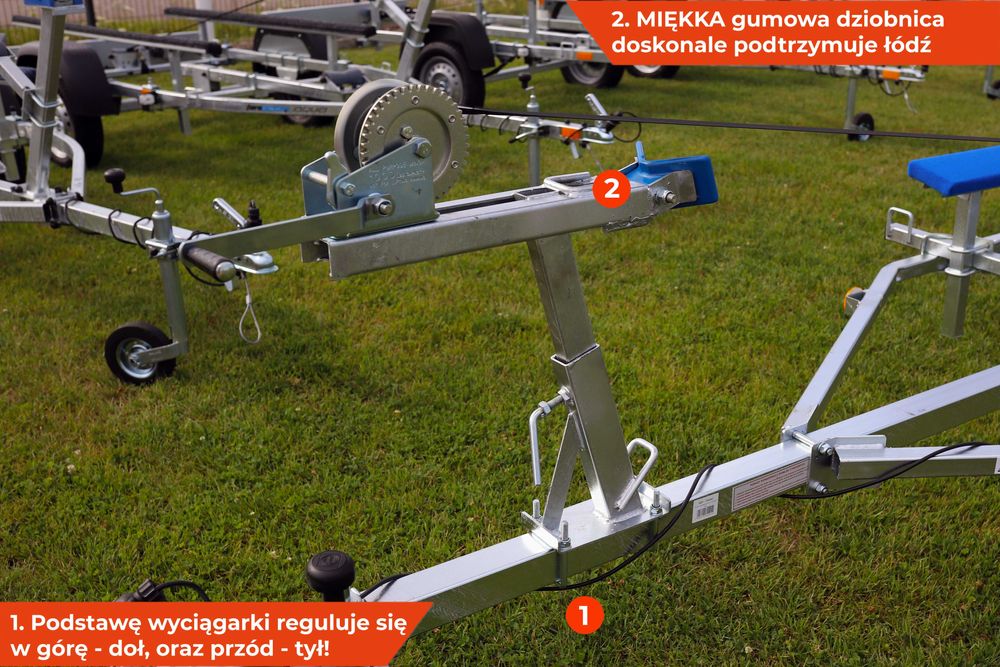 Przyczepka na łódkę łódź, ponton, skuter, Neptun NAVY JET AQUA BOAT 4m