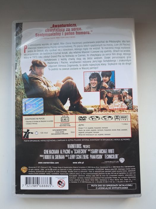 Strach na wróble- film dvd