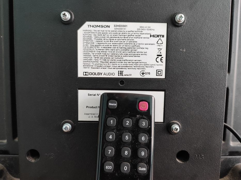 Telewizor TV LED Thomson 32 cale 32HD3301 + Pilot