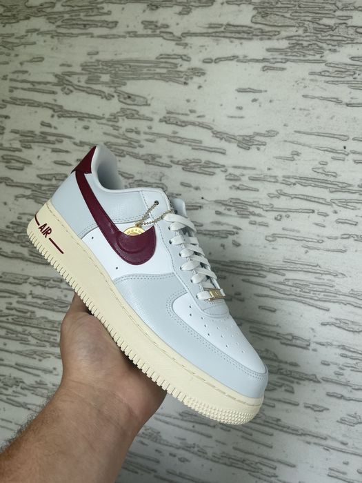 Nike Air Force 1 Low Just Do It Photon Dust Team Red 44 *NOWE*