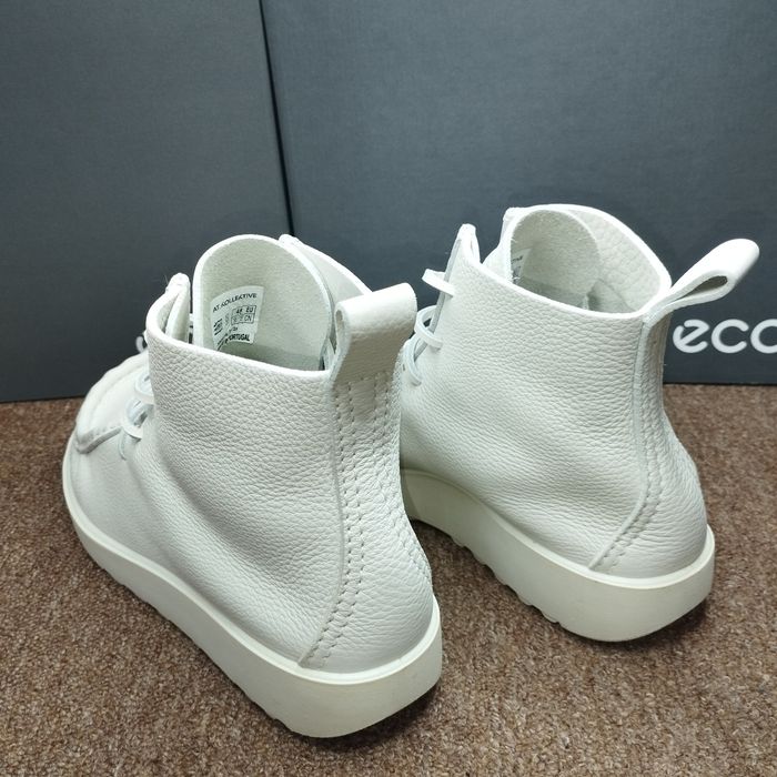 Черевики мокасини ECCO.Kollektive Joke Lace  White