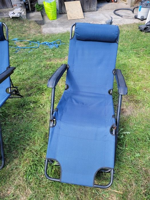 Leżak ogrodowy regulowany