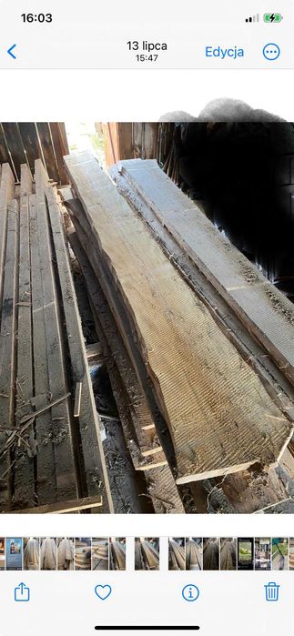 Sprzedam drewno konstrukcyjne— np. na więźbę dachową meble, drzwi itp.