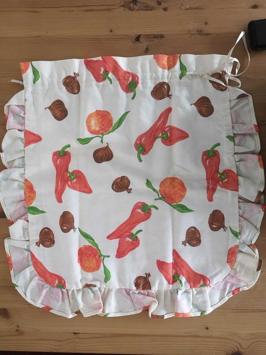 Conjunto de dois sacos em tecido com padrão