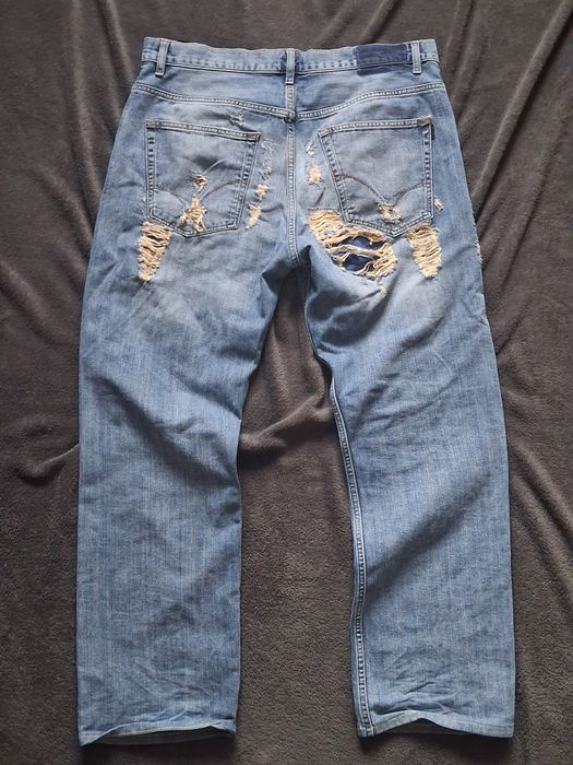 archive type jeans distressed