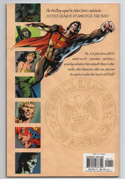 Dc Comic Justice League Of America "Another Nail" Vol 1 - 2004