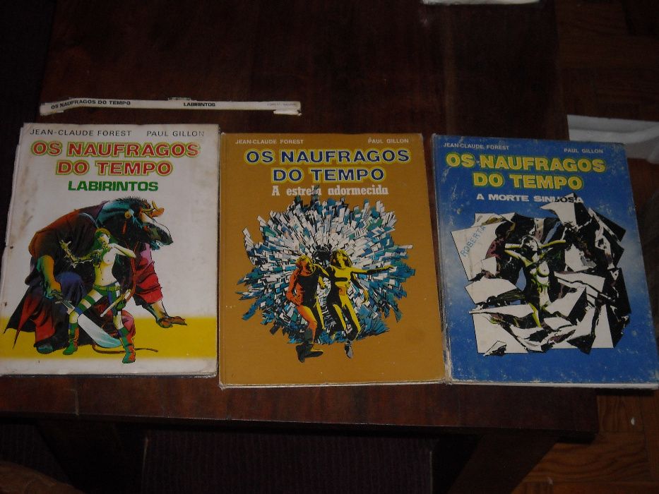 Livros BD Banda desenhada antigos - Naufragos do Tempo